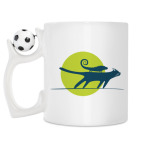 Кружка с футбольным мячиком