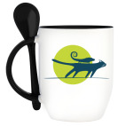 Кружка с ложкой