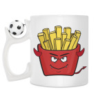 Кружка с футбольным мячиком