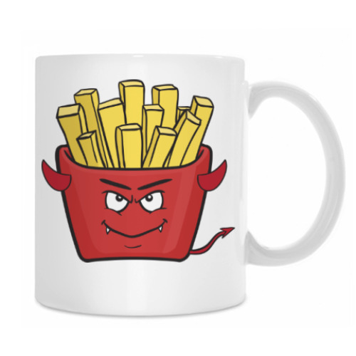 Кружка с принтом French Fries