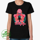 Женская футболка органик