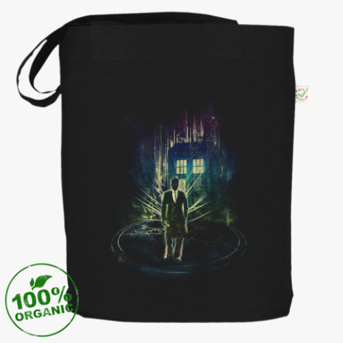 Сумка шоппер с принтом Доктор