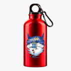 Металлическая бутылка 400 мл UV-DTF