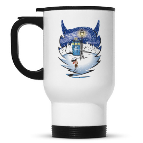 Кружка-термос с принтом Doctor Who