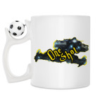 Кружка с футбольным мячиком