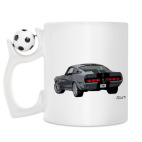 Кружка с футбольным мячиком