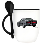 Кружка с ложкой