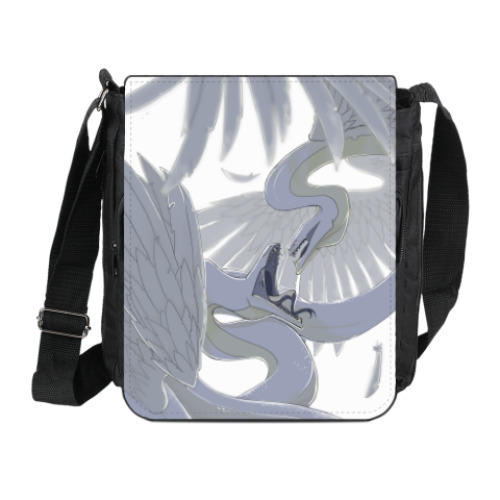 Сумка на плечо (мини-планшет) с принтом Драконы