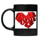 Кружка цветная UV-DTF