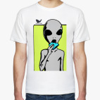 Классическая футболка  Nightcore Alien