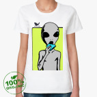 Женская футболка органик