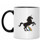 Кружка двухцветная