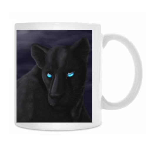 Кружка с принтом Пантера