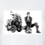 Девушка и мотоцикл