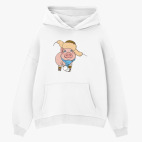 Толстовка худи оверсайз