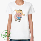 Женская футболка органик