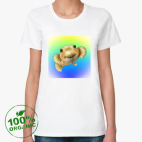 Женская футболка органик