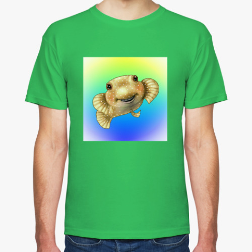 Футболка с принтом Рыбка-шар Бусик