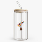 Банка с бамбуковой крышкой