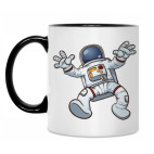 Кружка двухцветная