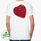 Женская футболка органик