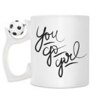 Кружка с футбольным мячиком