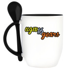 Кружка с ложкой