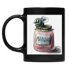 Кружка цветная UV-DTF