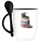 Кружка с ложкой