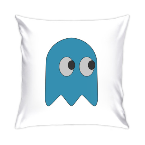 Подушка с принтом Pacman