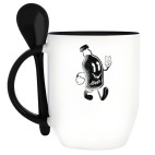 Кружка с ложкой