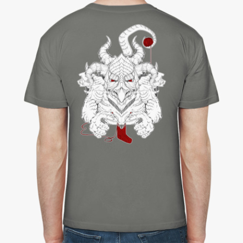 Футболка с принтом Самый. Спокойный. Человек