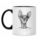 Кружка двухцветная