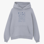 Толстовка худи оверсайз