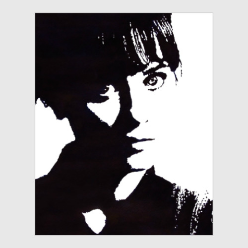 Постер с принтом Zooey Deschanel