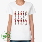 Женская футболка органик