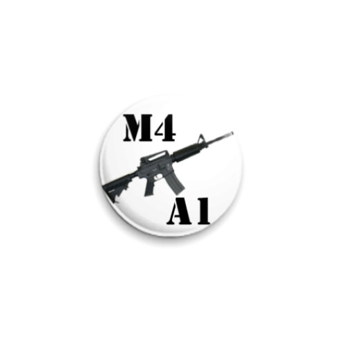 Значок 25мм с принтом М4А1