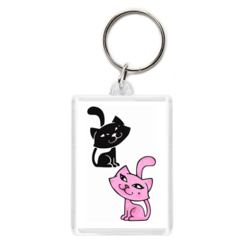 Брелок с принтом   Cats