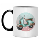 Кружка двухцветная