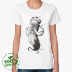 Женская футболка органик