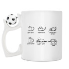 Кружка с футбольным мячиком