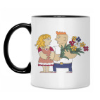 Кружка двухцветная