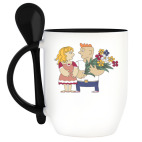 Кружка с ложкой