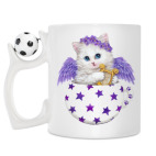 Кружка с футбольным мячиком