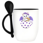 Кружка с ложкой