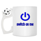 Кружка с футбольным мячиком