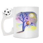 Кружка с футбольным мячиком