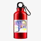 Металлическая бутылка 400 мл UV-DTF