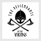 Постер 40 х 40 см Викинги