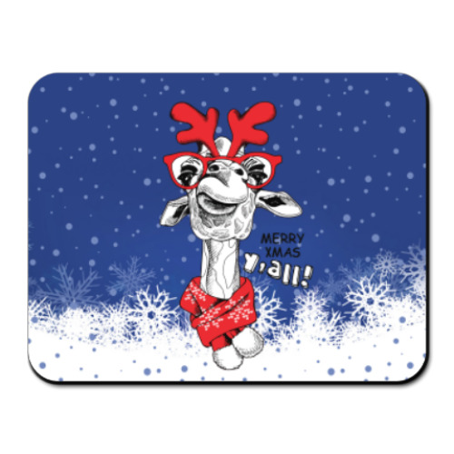 Коврик для мыши Жираф